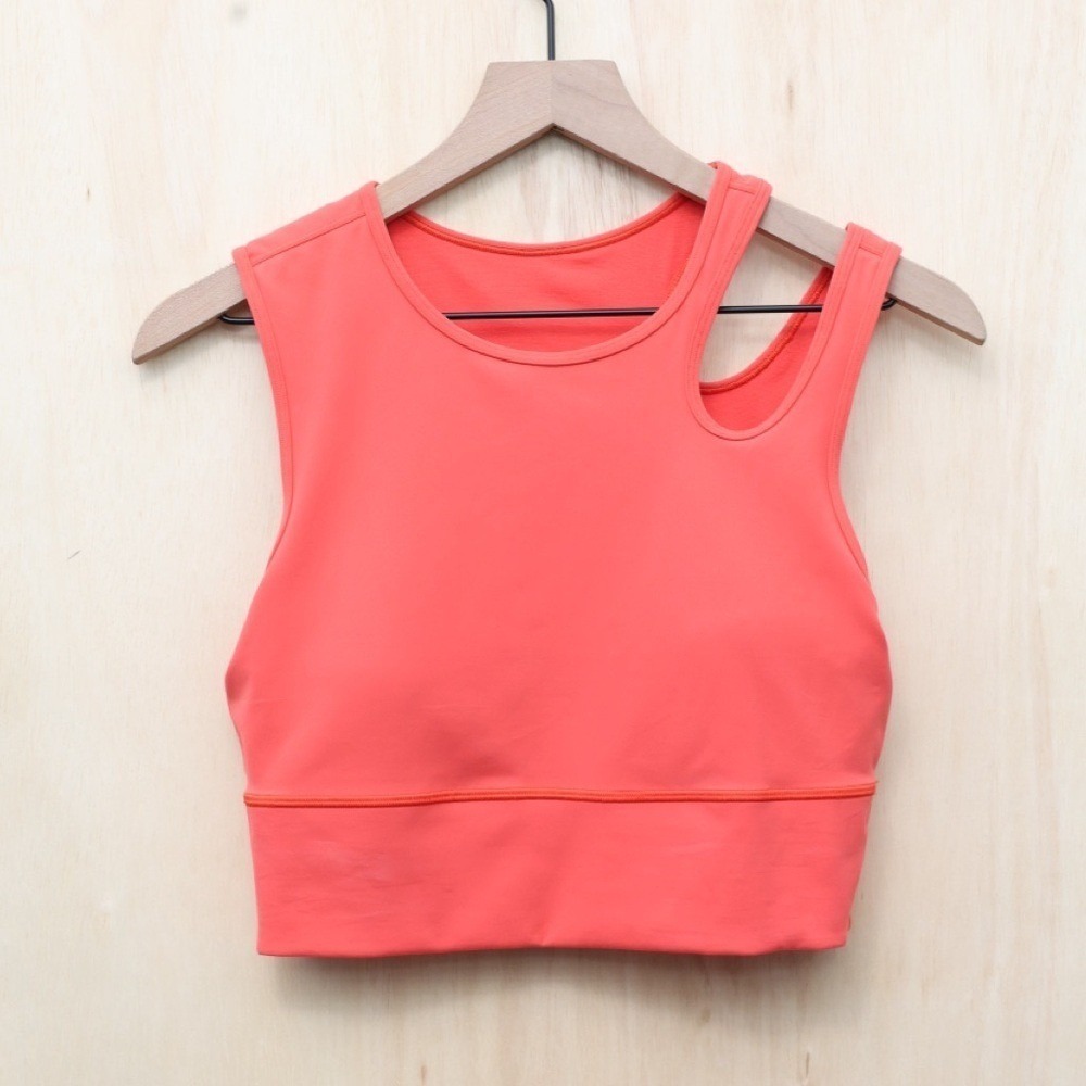Lululemon Mastered Motion Cropped Tank Thermal Red 8 - Picture 2 of 5